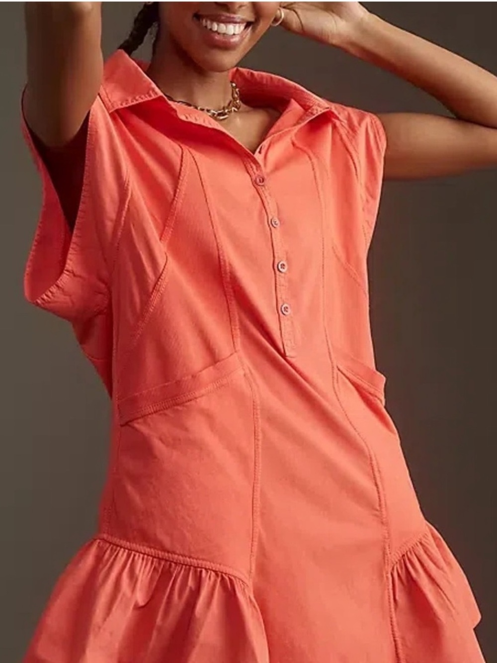 Anthropologie Daily Practice Tango Shirt Dress - Picture 4 of 5
